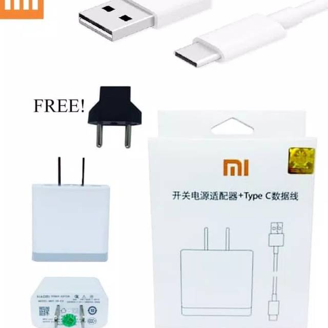 CHARGER / CASAN XIAOMI MI5 MIMAX 2 MI4C MI6 TYPE C ORIGINAL