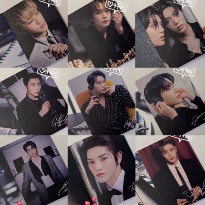 [READY STOCK] Postcard Nature Republic Jepang NCT 127 Taeil Johnny Yuta Doyoung Jaehyun Jungwoo Mark