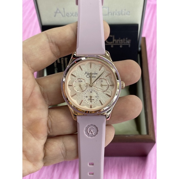 alexandre christie 2994bf wanita ungu rosegold