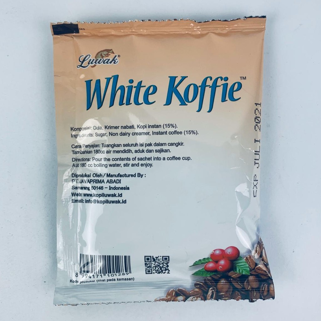 KOPI LUWAK RASA ORIGINAL 20g X 10 BUNGKUS / 1 RENCENG