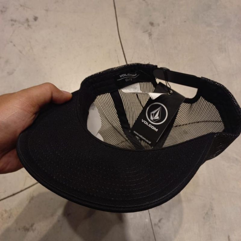 Topi Volcom Stone Trucker Hat Black