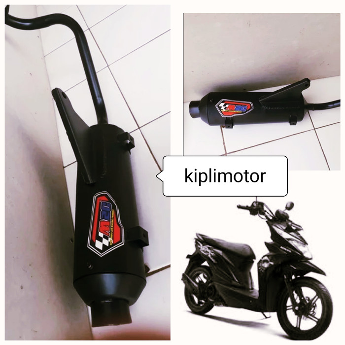 Knalpot Racing bobokan All matic Beat Street MBER parah