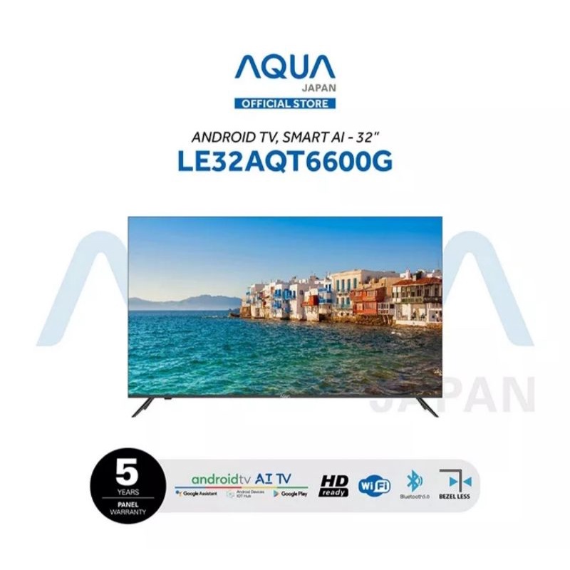 SMART TV AQUOS AQUA 32 INCH 32AQT6600 FREE ONGKIR JABODETABEK