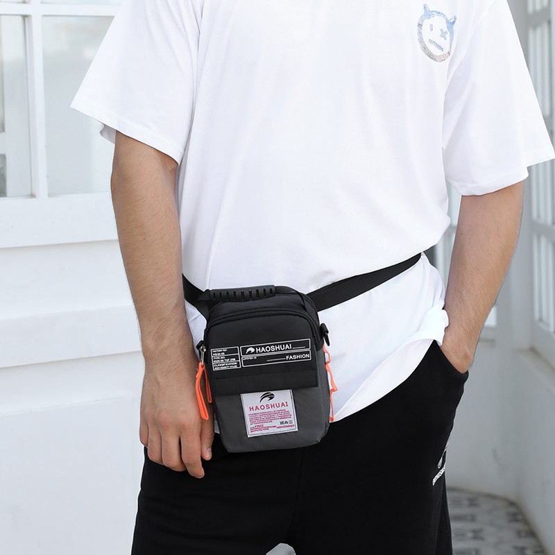 HAOSHUAI 212 Tas Selempang Pria Waistbag Pria Waterproof WATCHKITE WKOS