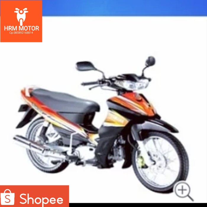 cover body fulset Jupiter z lama orange hitam