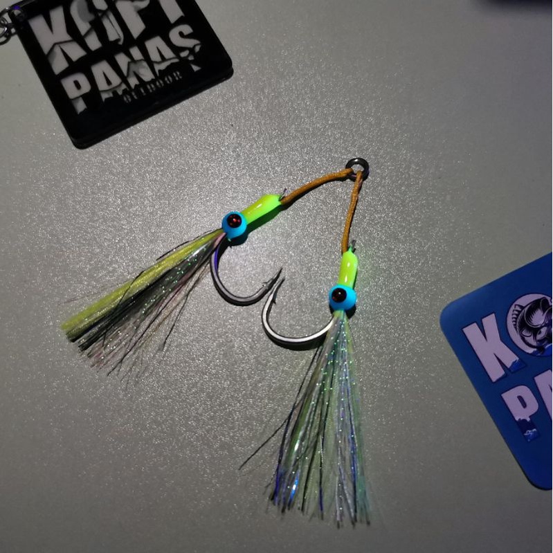 Assist hook GID untuk Metal Jig 40 60 80 gram single double kail salt water tahan karat