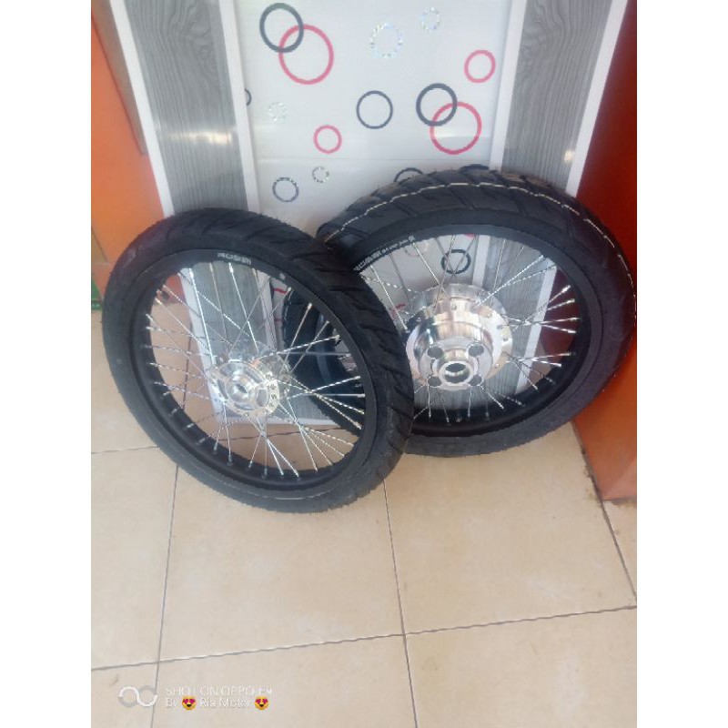 velg paketan gl pro dan megapro old ring 17x185/160 plus ban