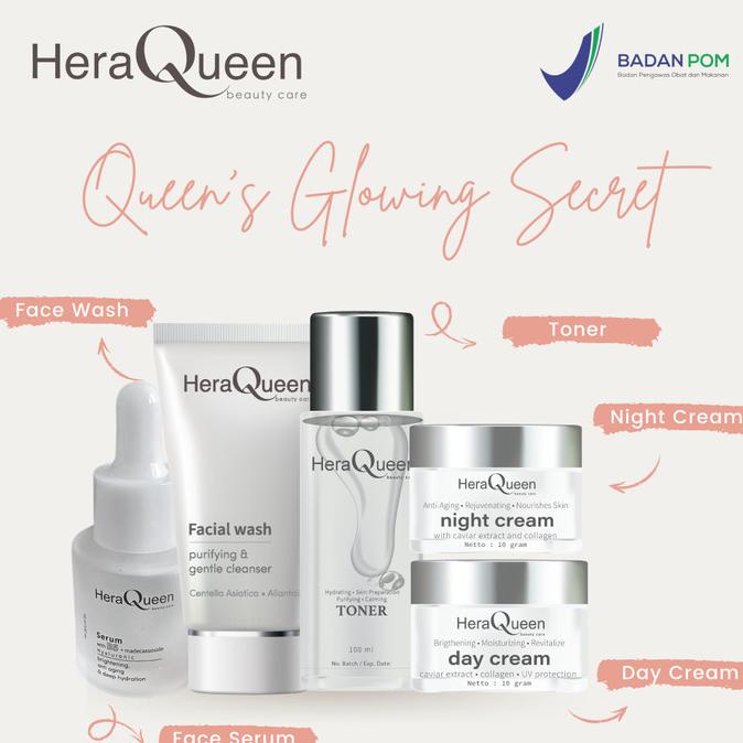 HeraQueen Paket Queen's Glowing Secret ---Terbaru---