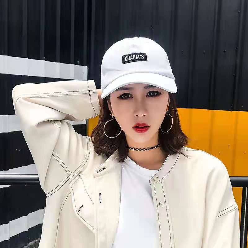 Topi Baseball Bordir Tulisan Charm's Fashion Gaya Korea Untuk Wanita Dan Pria Import