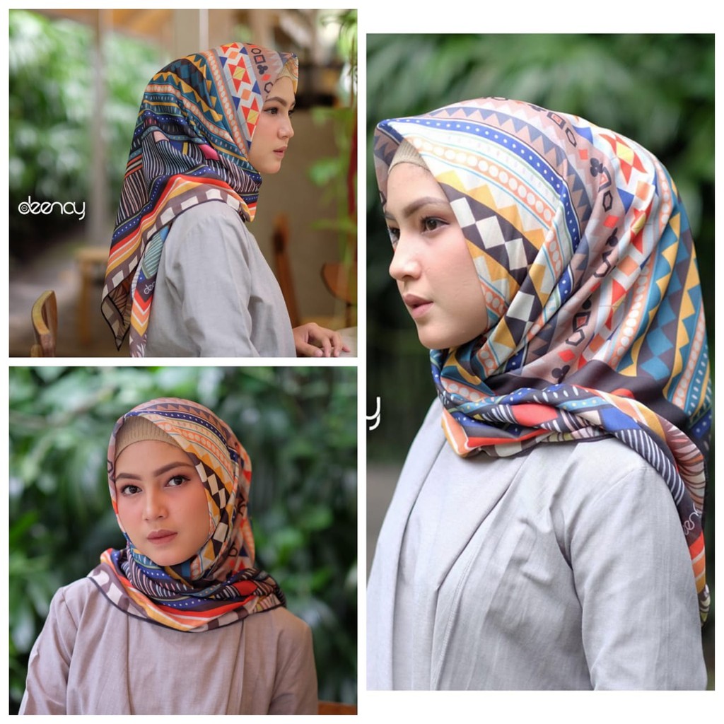 Kerudung deenay verde scarf original