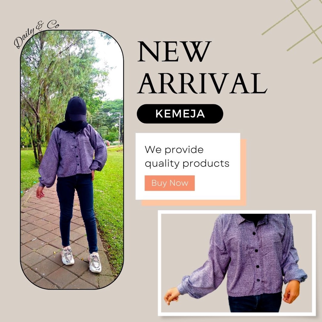 Jual DAILY KEMEJA CROP / STYLE KOREAN CROP | Shopee Indonesia