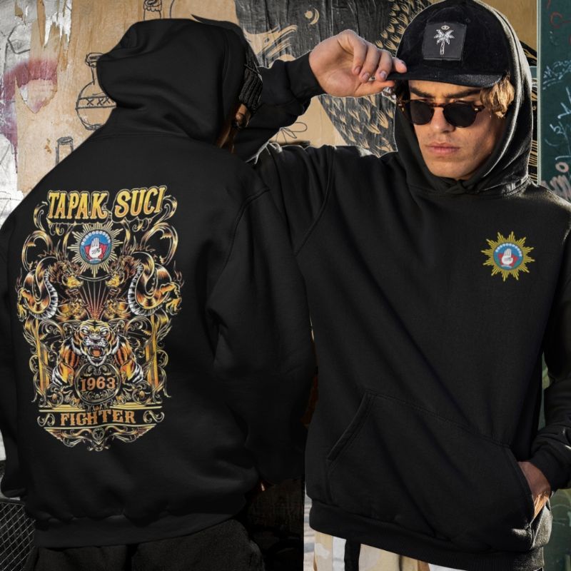 Jaket Hoodie Tapak Suci Putera Muhammadiyah | Hoodie TS  Jaket TS | Hoodie Tapak Suci Distro Motif 2