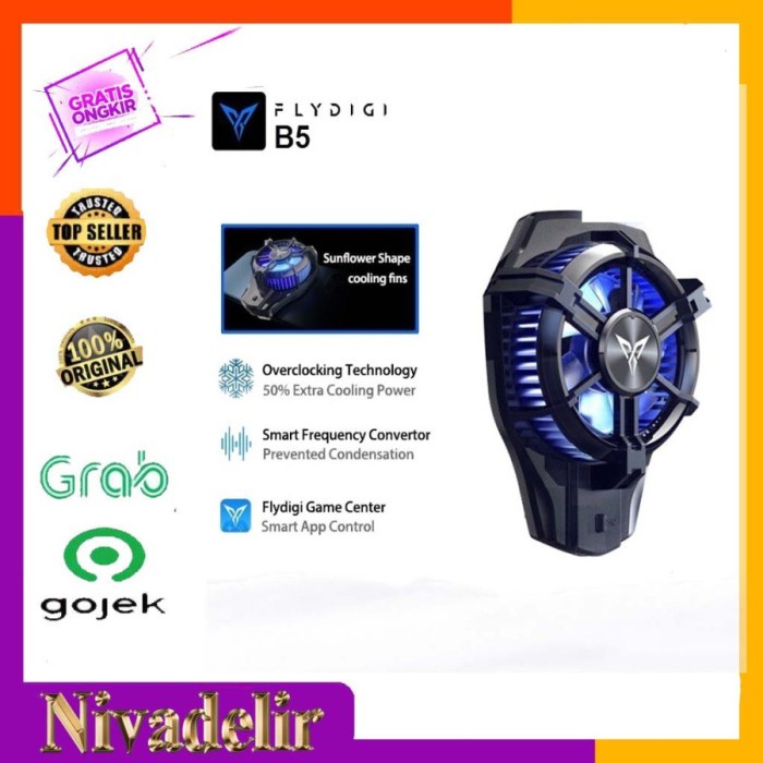 [Aksesoris / Acc] Flydigi Wasp Wing 2 Pro Super Fast Fan Cooling For Gaming Phone Cooler Console /