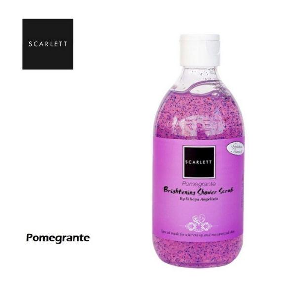 Scarlett brightening Shower Scrub Pomegrante 2 x 300 ml