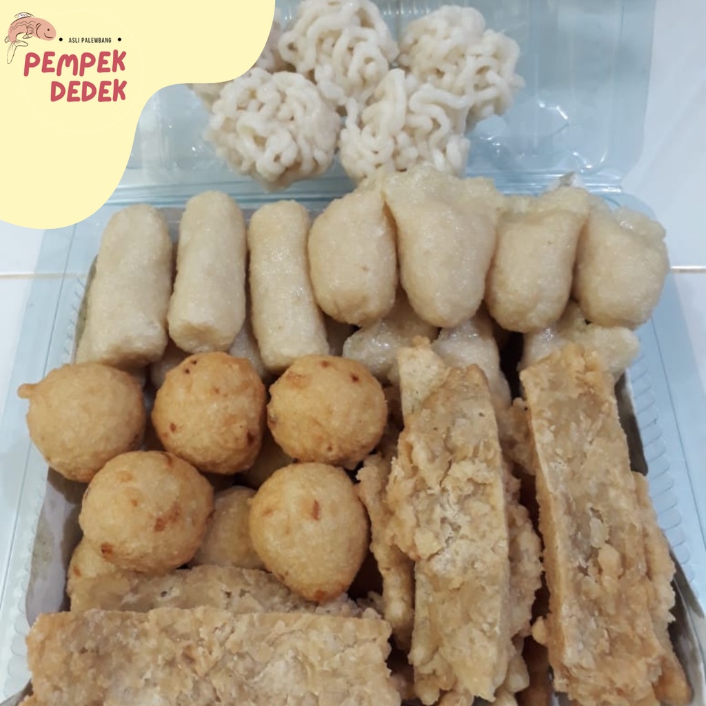 

Pempek Kecil Campur Paket Frozen 30 pcs + cuko - PEMPEK DEDEK - ASLI PALEMBANG