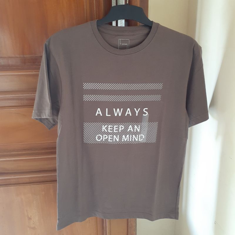 Kaos Pria Merk T Zone Ori Matahari Size S