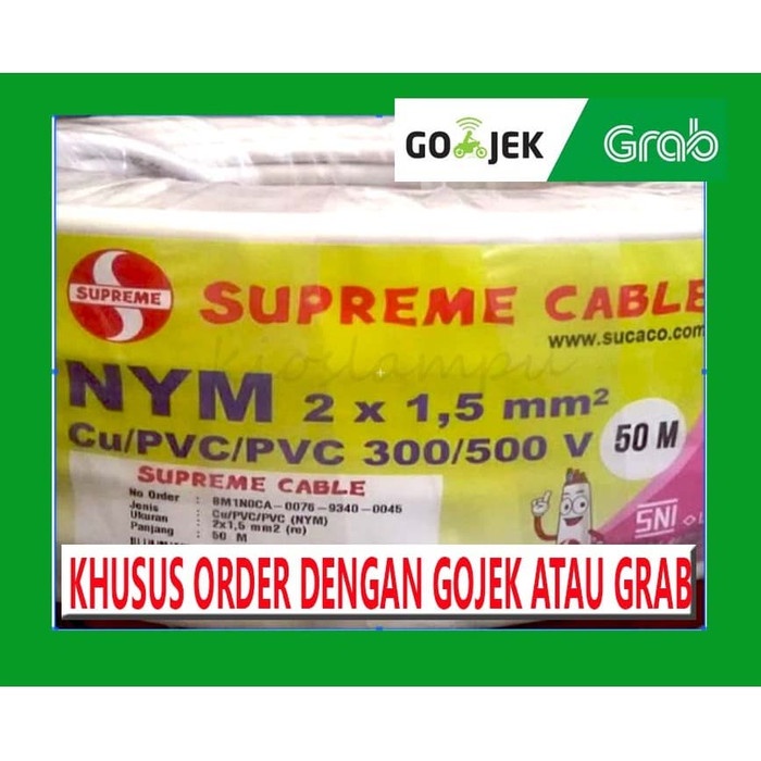 Kabel Roll - Kabel Supreme Nym 2X1.5 Roll 50 Meter