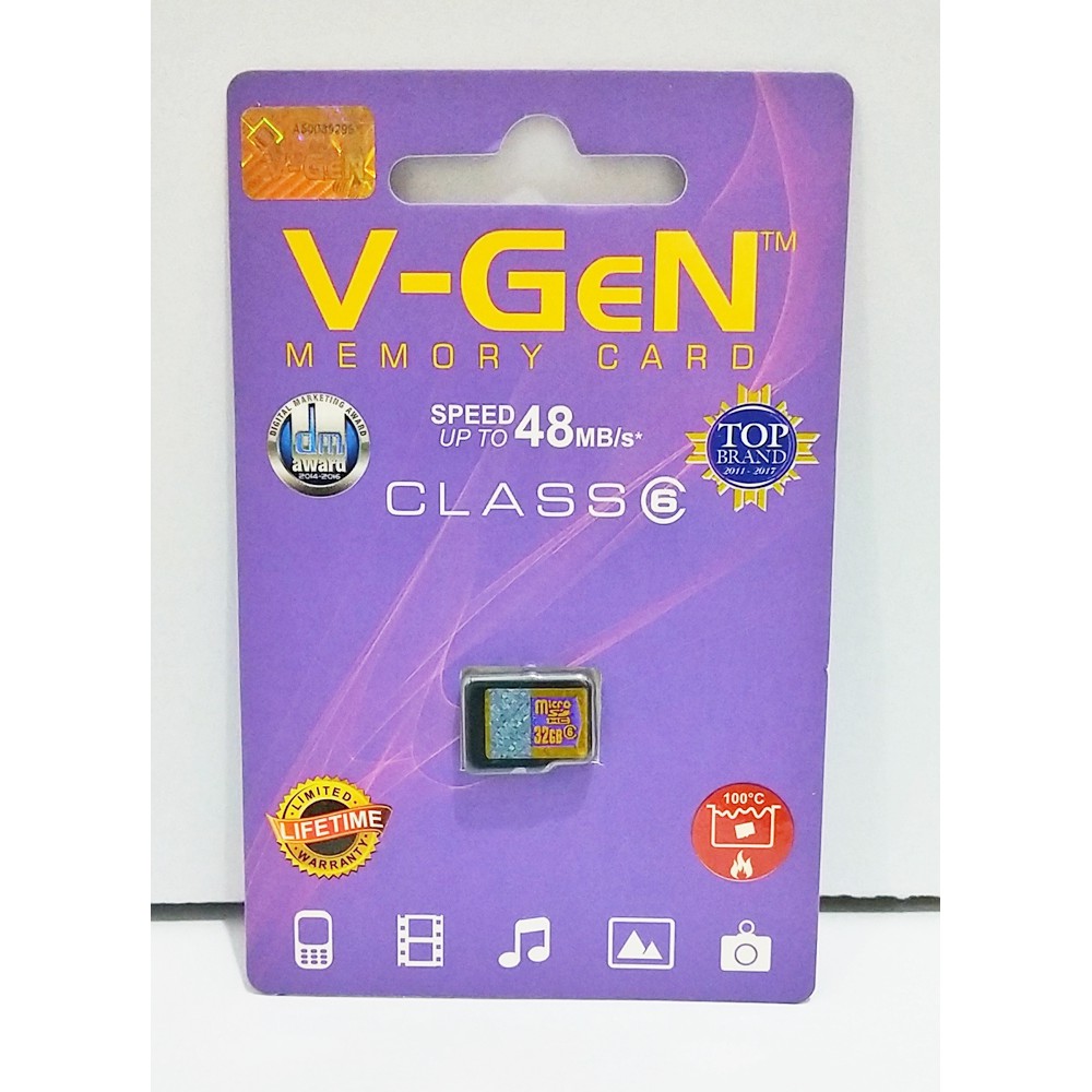 SALE Micro SD V-GEN 4GB / 8GB / 16GB / 32GB Memory Card Original Garansi Resmi Vgen Class 6