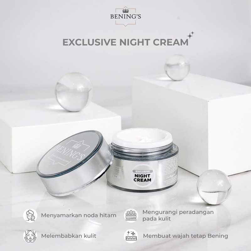 Exclusive Night Cream Benings Skincare | Dr. Oky Pratama Dipl AAAM-2