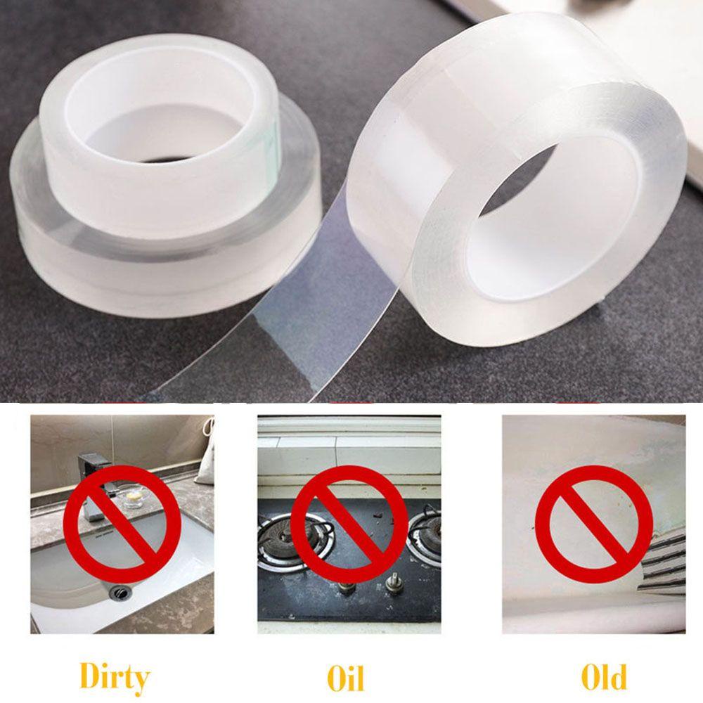 Chookyy Sealant Tape Bathtub Mould Proof Gap Stiker Bening Tahan Air Tahan Jamur