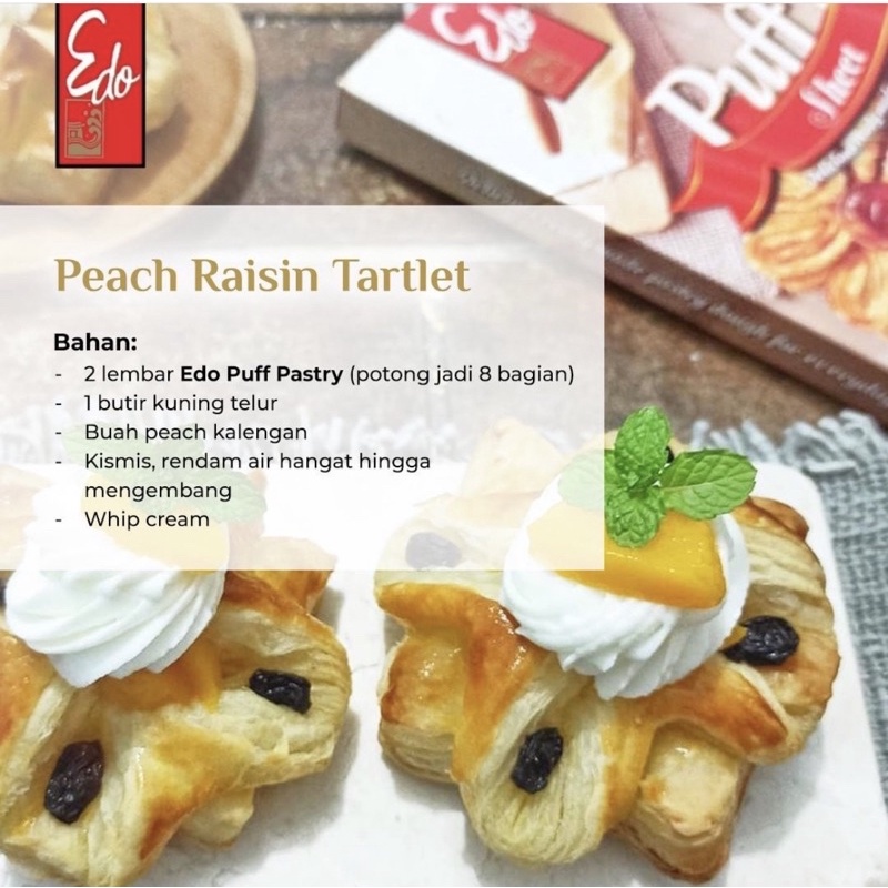 EDO dan Bonchef Puff Pastry Sheet 750 gr