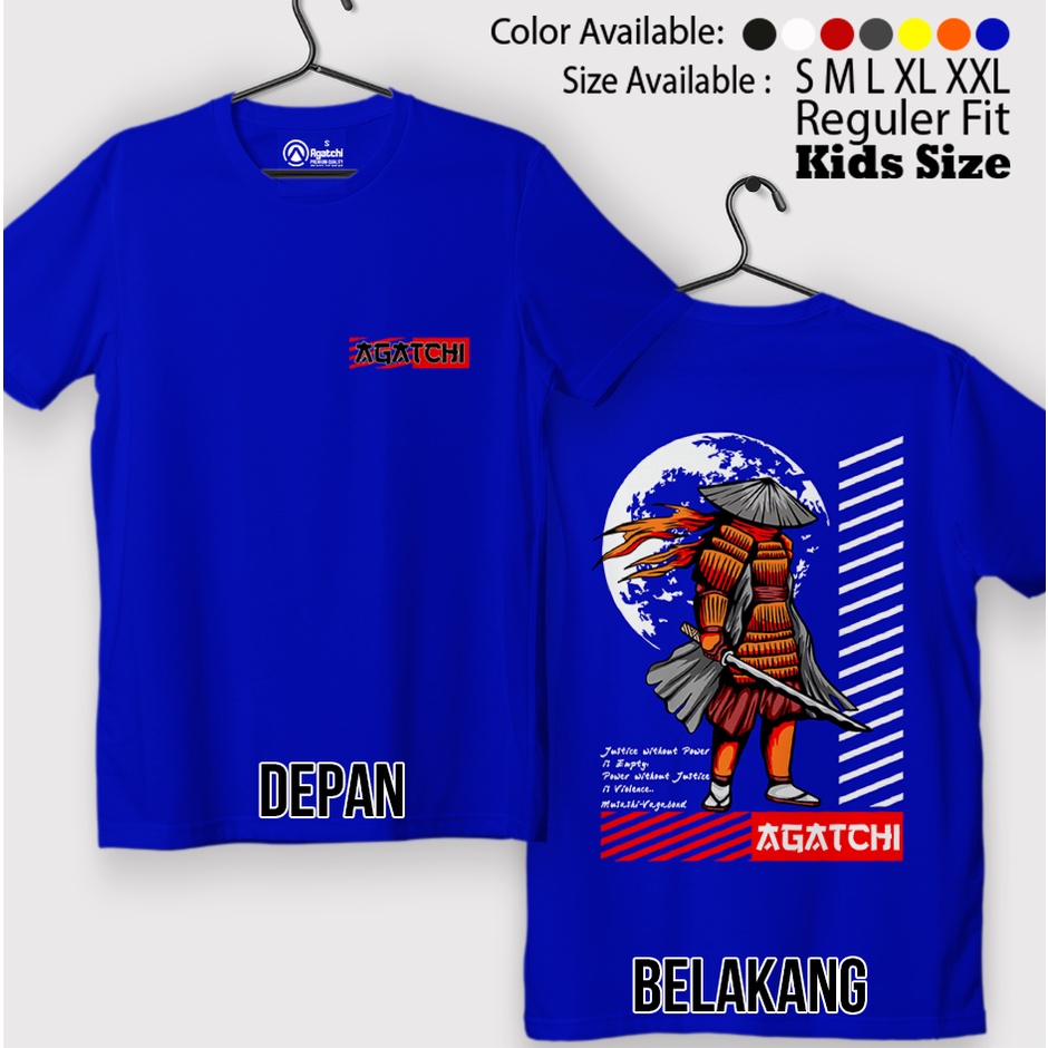 Musashi Samurai , Baju Anak / Kaos Distro Anak / Kaos Atasan Anak Laki laki / Kids T Shirt