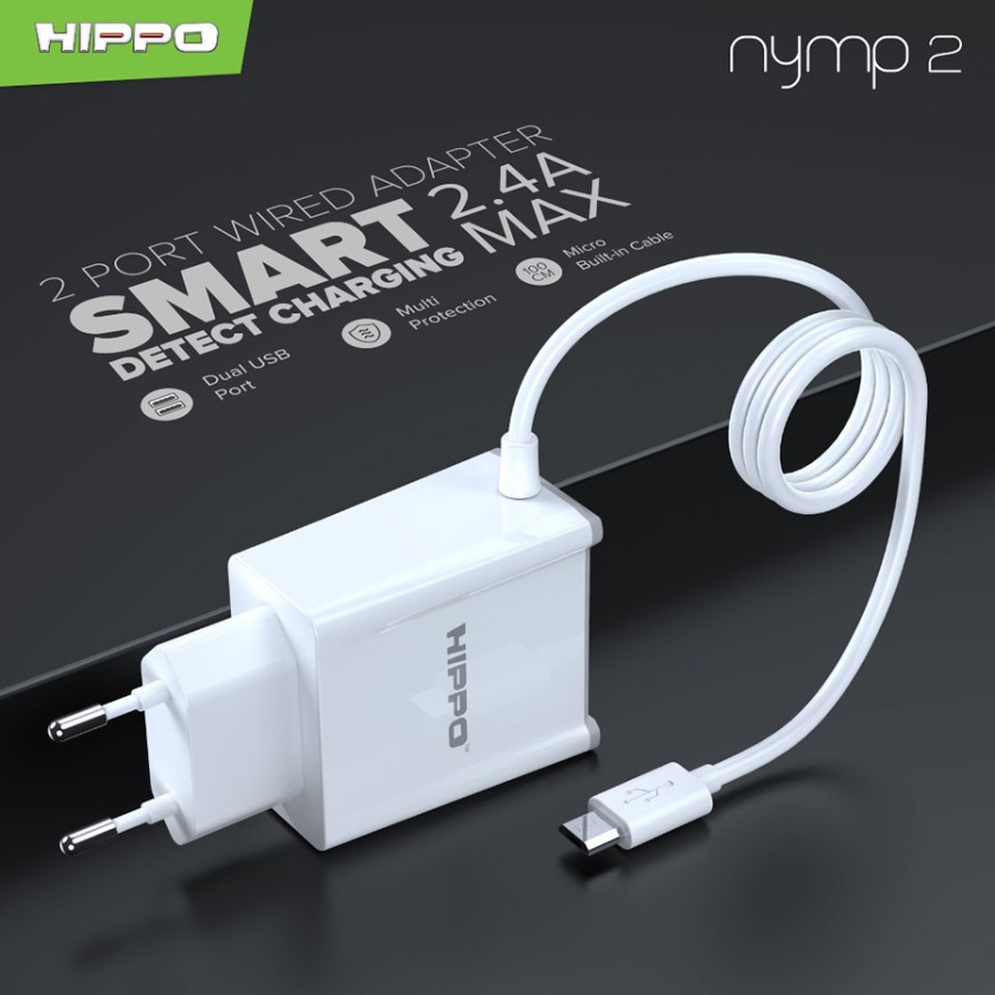 ECER Adapter Charger Hippo Nymp 2 Smart Detect Charging ORIGINAL