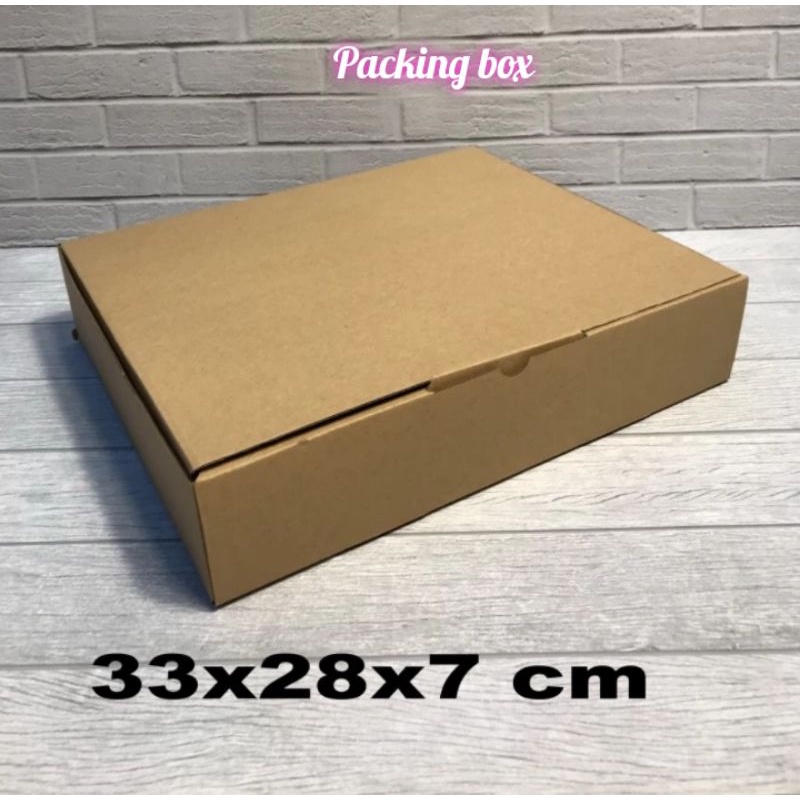 

kardus uk,33x28x7 cm box/karton die cut untuk packing dll