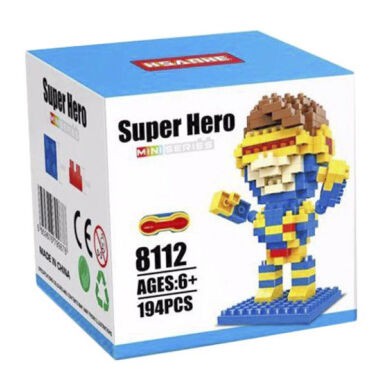 Mainan Nanoblock Lego Bongkar Pasang Kecil Edukasi Cyclop Xmen Superhero
