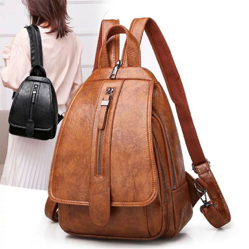 Tas Ransel Batam Wanita Import Fashion 7298 3303 / Tas Backpack Multifungsi Wanita Terbaru