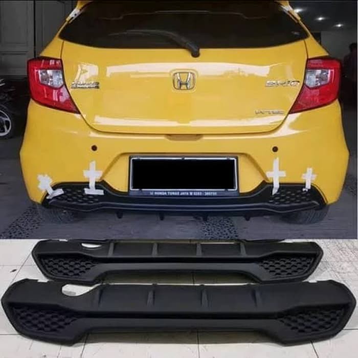 Rear Diffuser Skidplate Bumper Belakang All New Brio 2018 Up Type RS