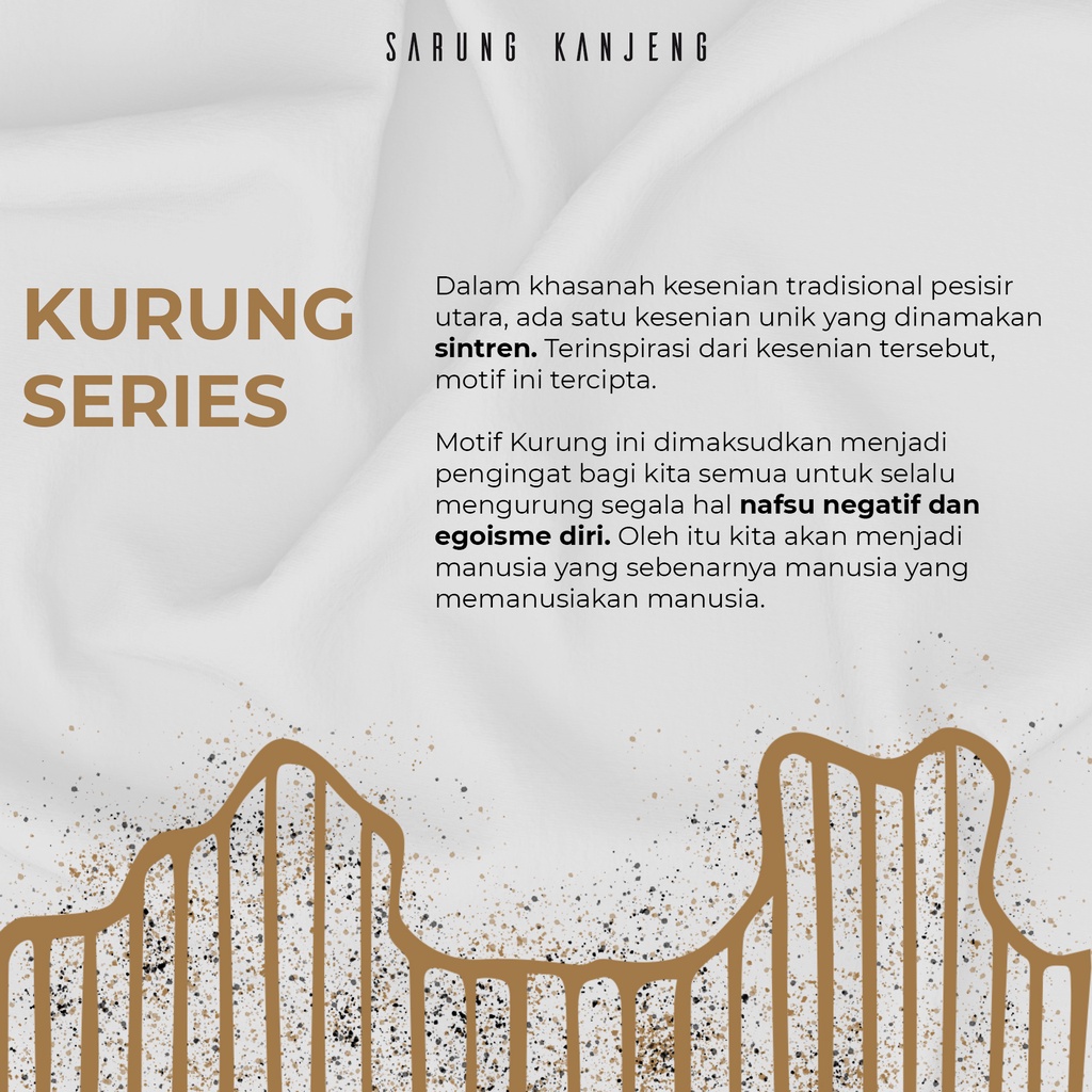SARUNG KANJENG| SARUNG BATIK MOTIF KURUNG SERIES