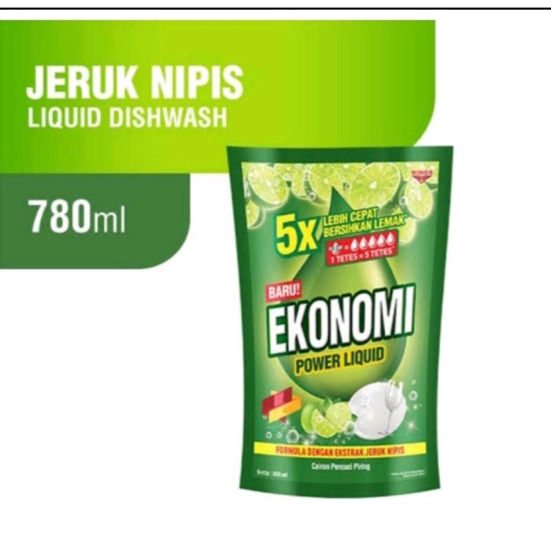 EKONOMI LIQUID SABUN CUCI PIRING CAIR 760 ML