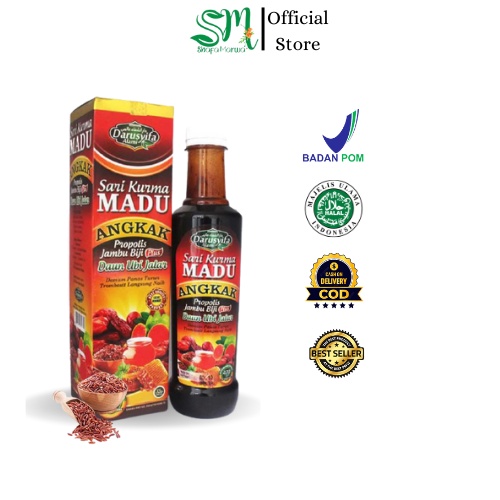 Sari Kurma Madu Angkak Darusyifa plus propolis jambu biji 470gr / SAKURA sari kurma MADU ANGKAK plus