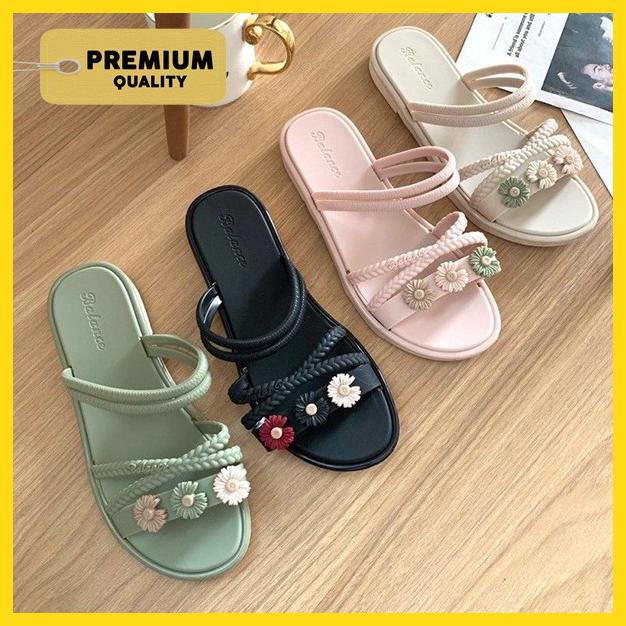 [Premium] Sandal Selop Wanita Teplek Balance 1205 Sandal Selop Bunga