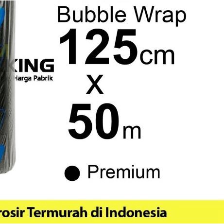 

❇ Plastik Bubble Wrap 125cm x 50m HITAM DKM PLUS PREMIUM /ROLL ✵