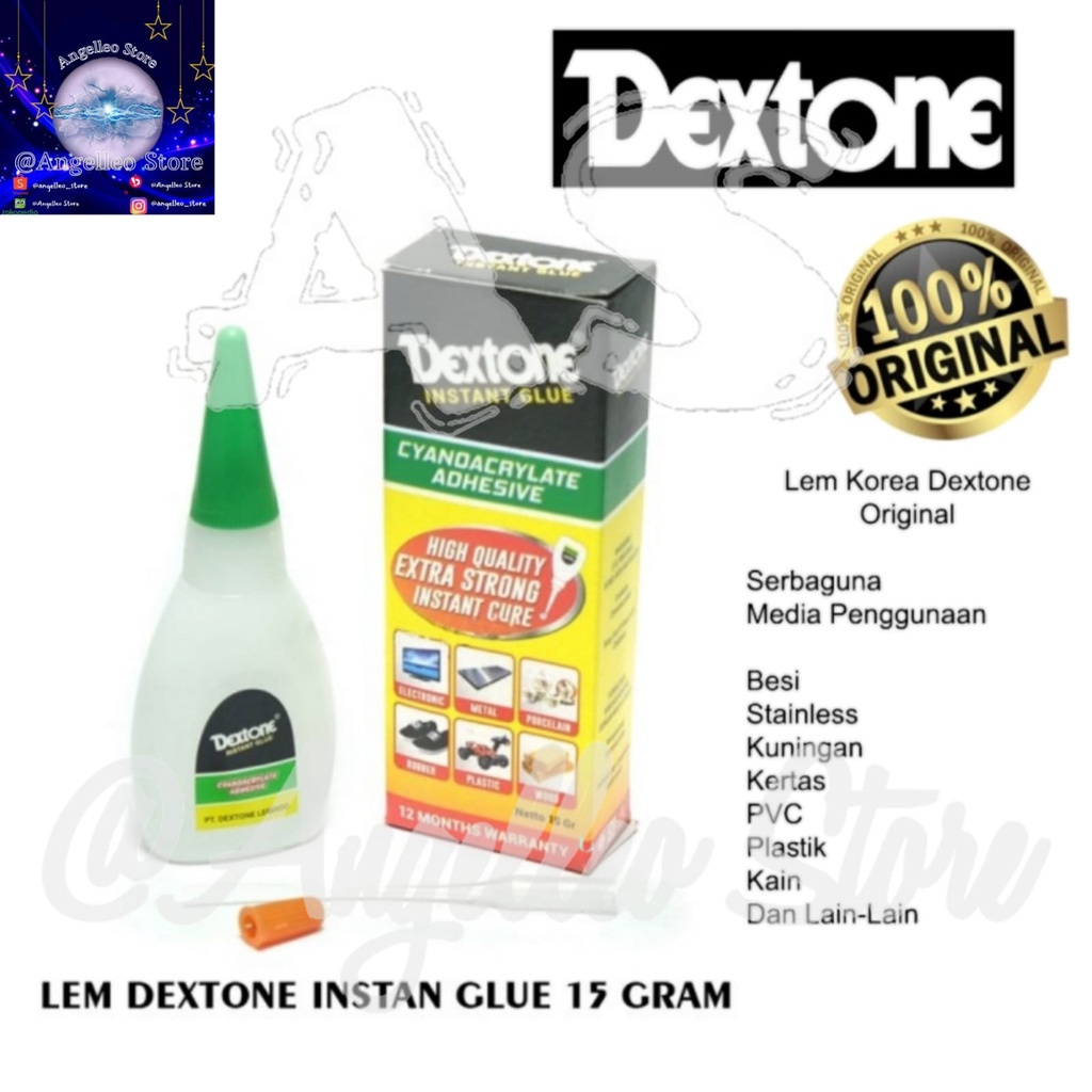 

Lem Korea~Lem Besi~Lem Sebaguna~Cair~Bening~Merk DEXTONE~ORI