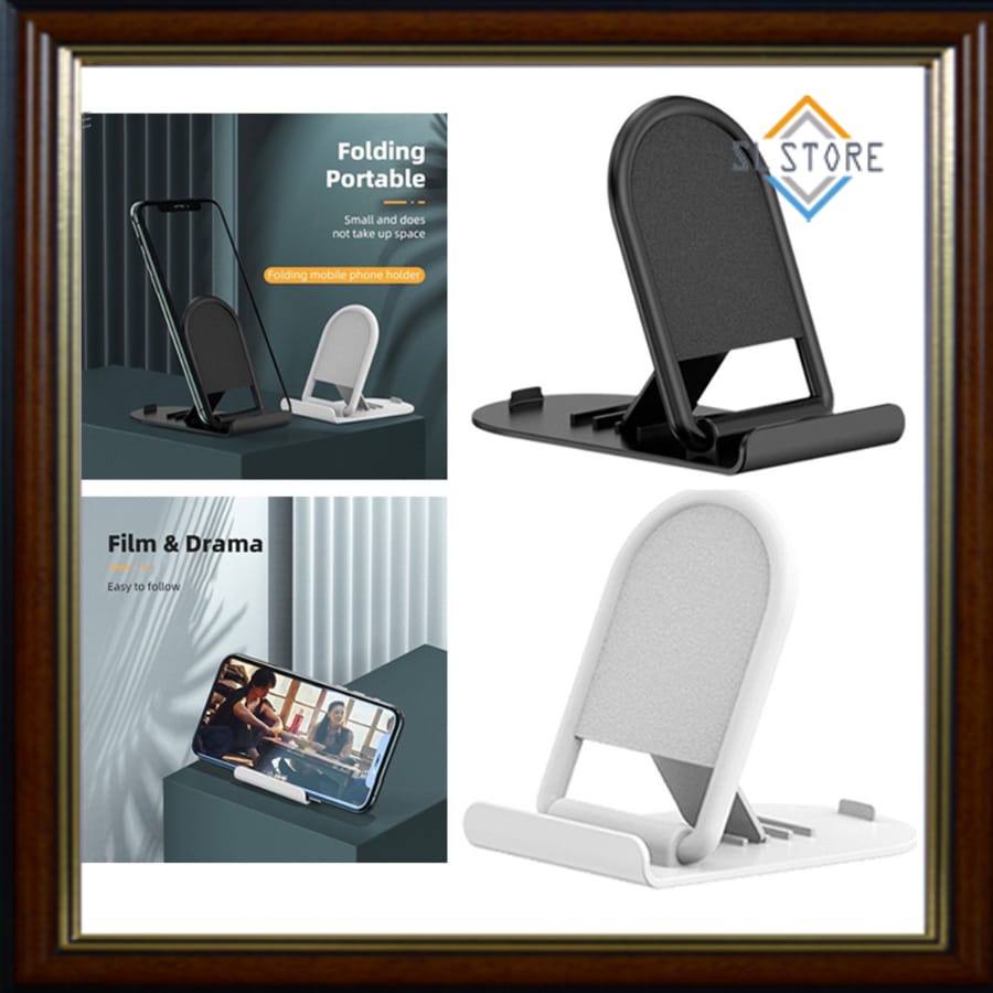 SL HOLDER HP MINI LIPAT IMPORT MULTIFUNGSI / HOLDER STAND DUDUKAN HP MINI LIPAT