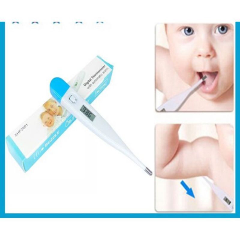 THERMOMETER DIGITAL ALAT PENGUKUR SUHU BADAN TUBUH BAYI BABY ANAK TERMOMETER UKUR MULUT KETIAK / TER