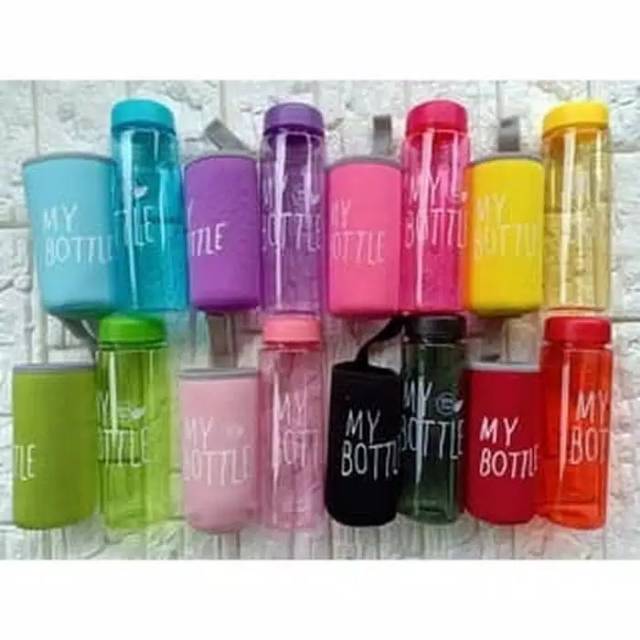 My Bottle + Pouch Busa Warna gen 2 Botol Minum Air Korea Style Travel