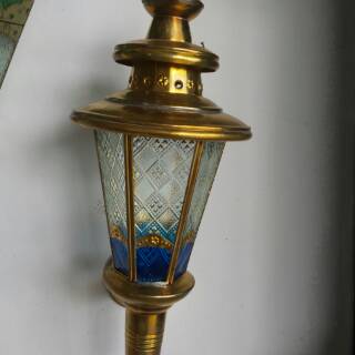 Lampu tempel dinding lampu hias lentera gentur 