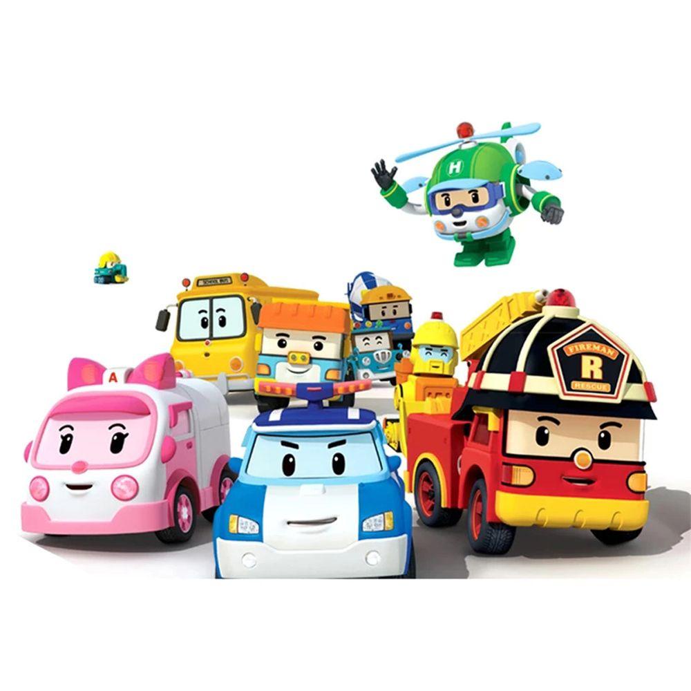 Needway   Robocar Poli Mainan Kendaraan Kartun Hadiah Terbaik Figure Mainan Robot Poli Mainan Anak Mobil Paduan Logam