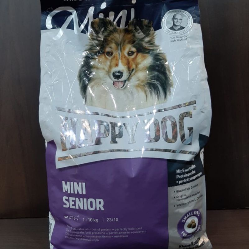 Happy Dog Mini Senior 4kg / dogfood makanan anjing tua