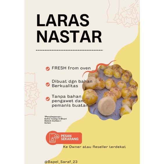 

NASTAR KEJU/ NASTAR ORIGINAL/ NASTAR NANAS/ NASTAR ENAK / NASTAR 350gram /LARAS NASTAR