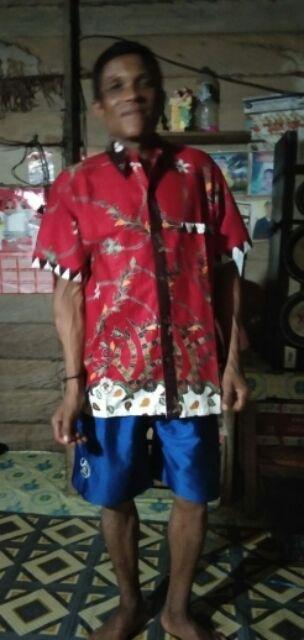 Qnunbatik Batik Family/keluarga Dress Wanita Naura Putih