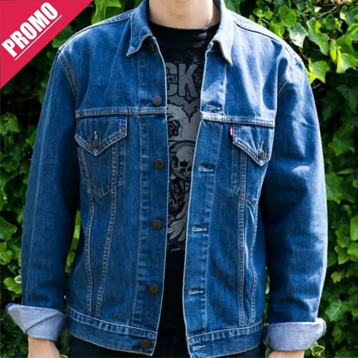 JAKET JEANS LEVIS PRIA BIOWASH KEREN ( PREMIUM QUALITY )