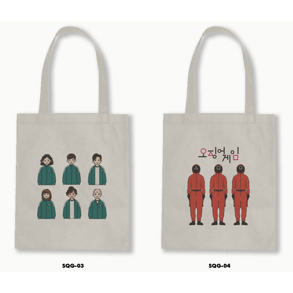 TOTE BAG BLACU - SQUID GAME