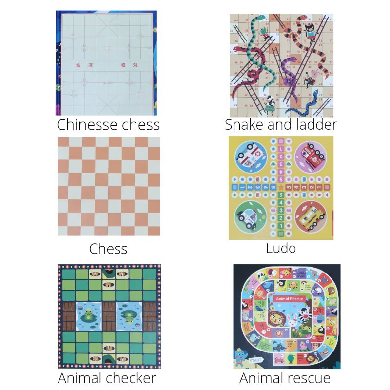 Mapletoys - Saalin 20 In 1 Classic Board Game / Mainan Anak 20In1 Boardgame Mainan Edukasi Anak