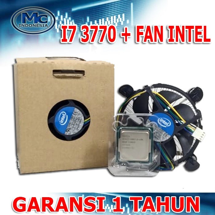 Processor Intel LGA 1155 Core I7 3770 Ivy Bridge Bonus Fan Intel Ori