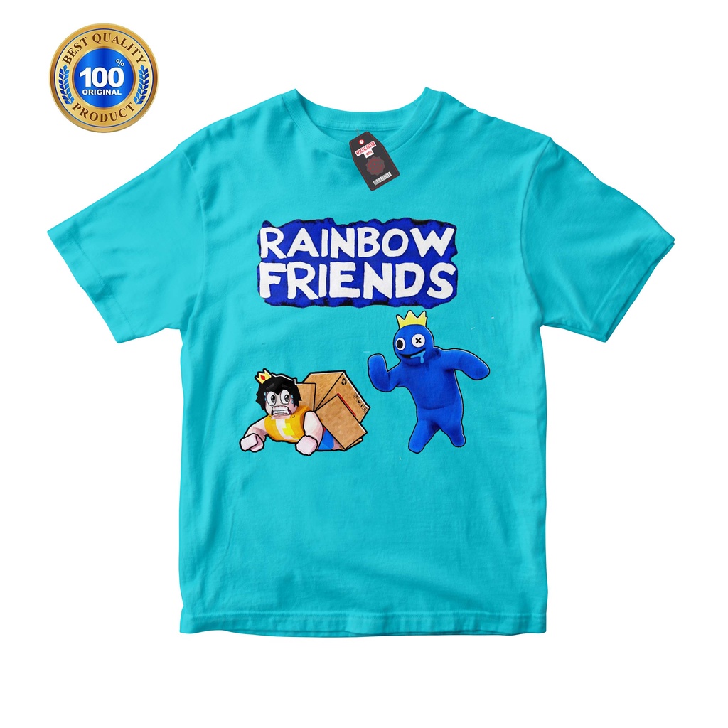 KAOS ANAK RAINBOW TERBARU FRIENDS UNISEX LENGAN PENDEK